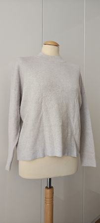Damenpullover H&M Basic Grösse M, hellgrau