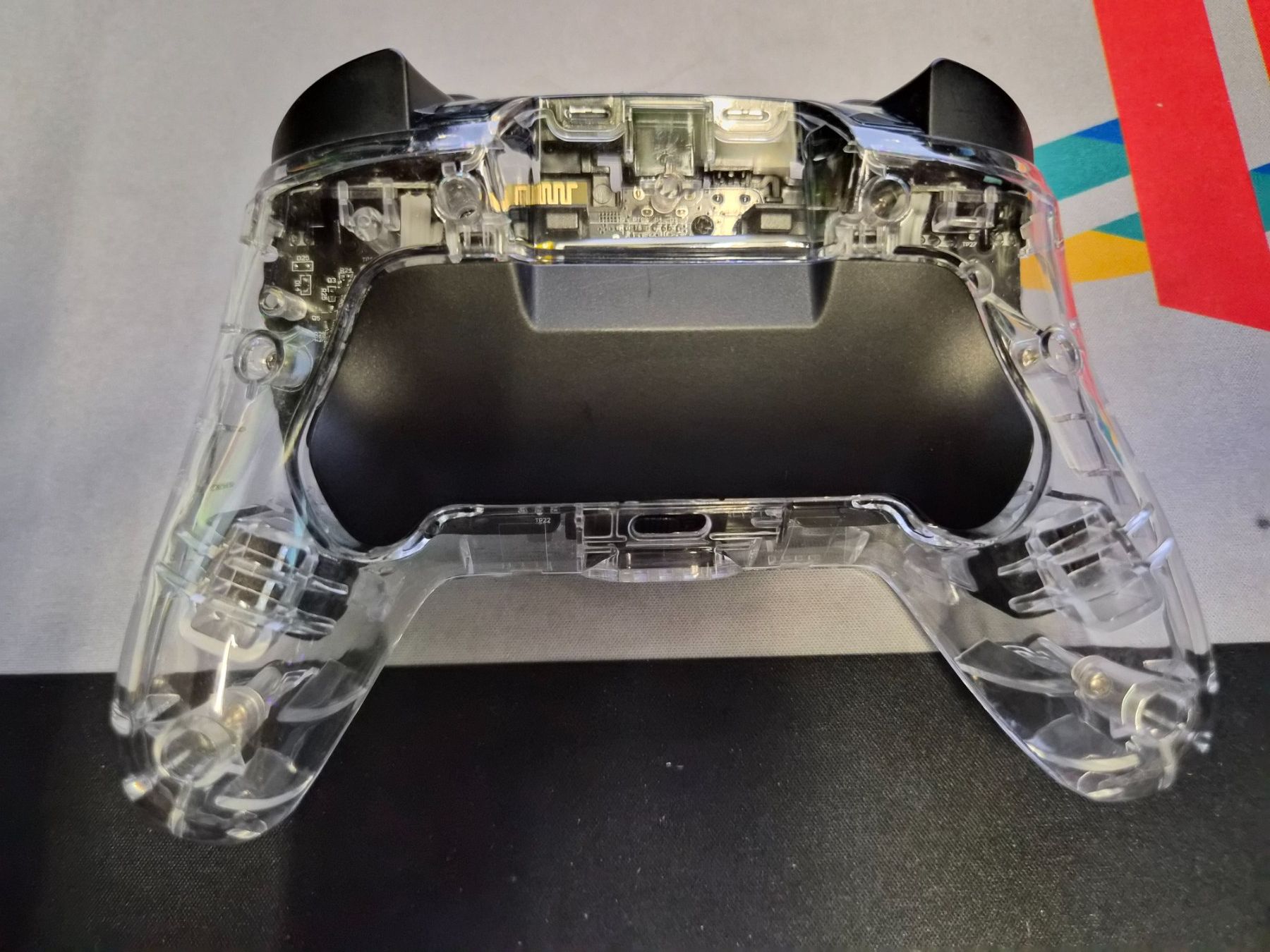 Nintendo Controller: Nintendo Switch Pro Controller transparent Gehäuse Ink Lade. – Usato da Zürich venduto da Joselito0 1