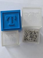 lot de 4 boîtes de rangement Tissot avec barette