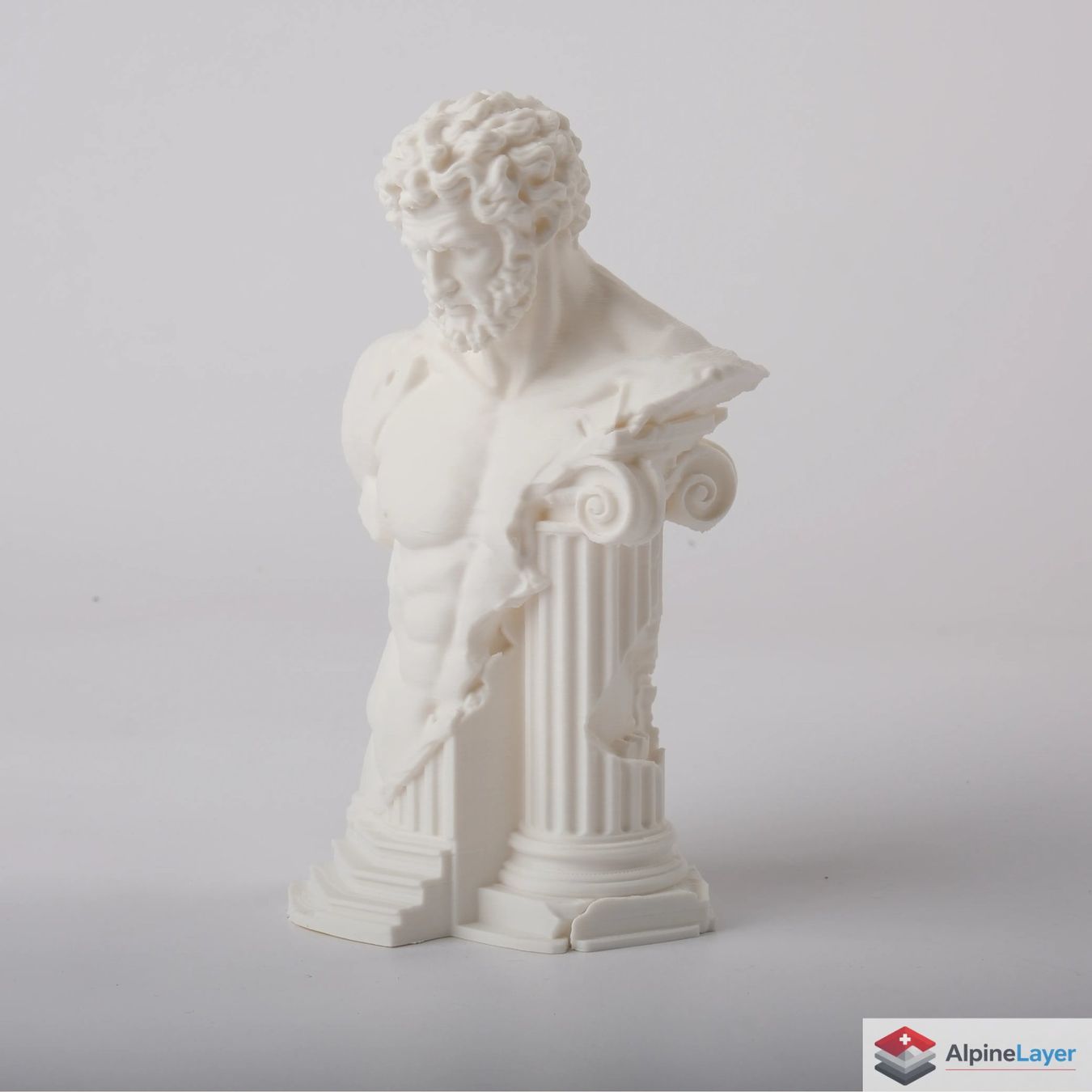 Sculture & Statue: Ruined Hero Bust - Classical Greek Statue - 3D Printed – Nuovo (secondo la descrizione) da Losone venduto da AlpineLayer 1