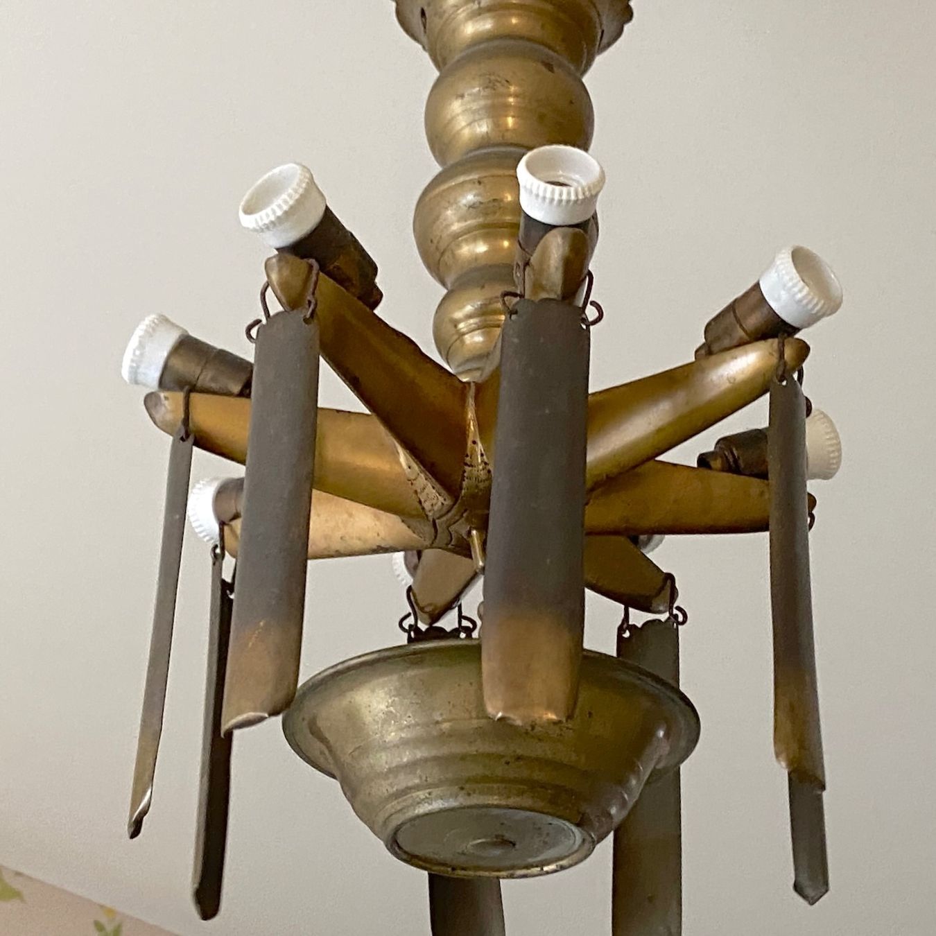 Kronleuchter & Deckenlampen: 🟢   Jüdischer Bronze-Leuchter – Gebraucht aus Zürich von trashtussi 4