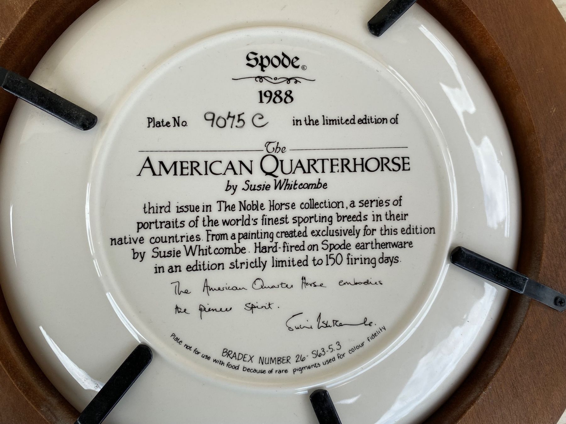 Kutschen: 2 schöne Spode Pferdeteller aus England – Gebraucht aus Feldbach von Olive1 8