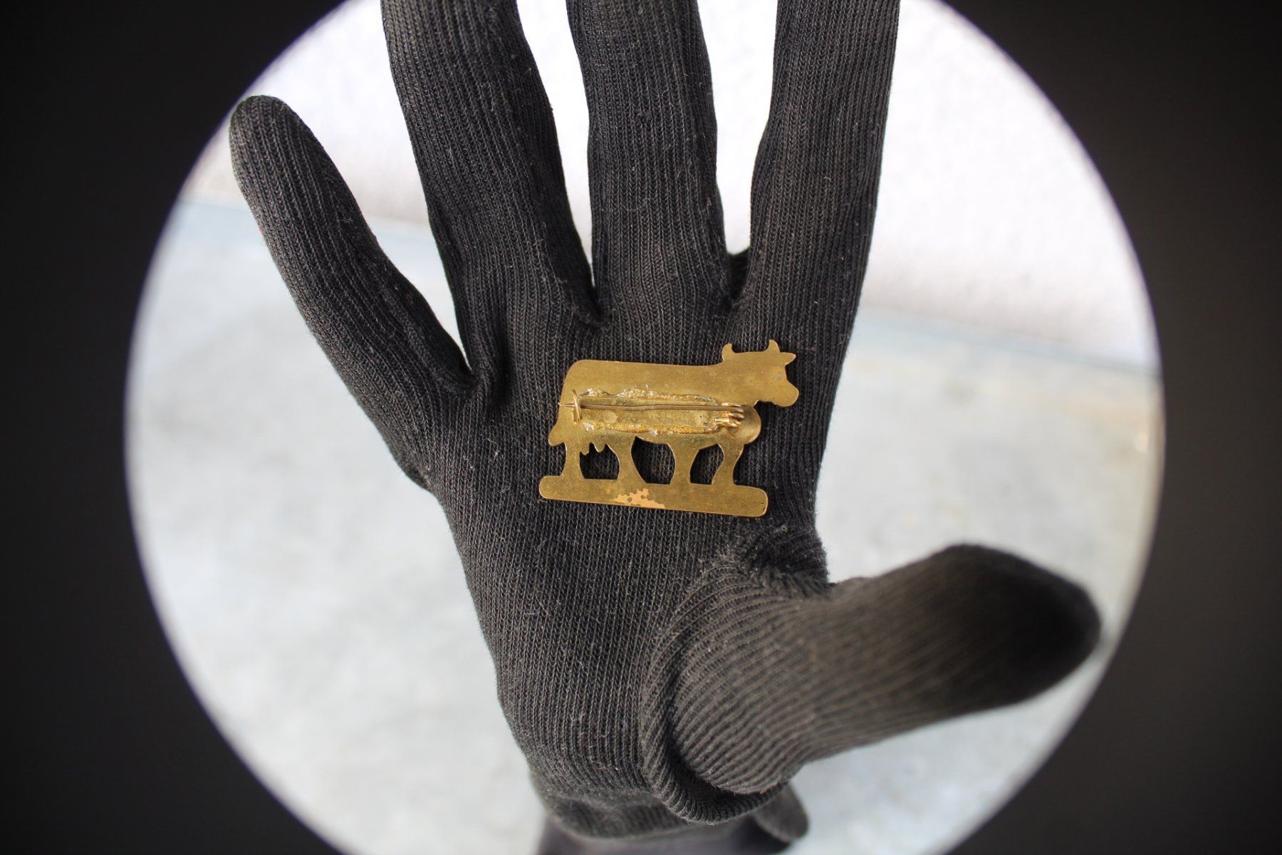 Spille & Fermagli: Urchige Broche, Kuh – Usato da Locarno venduto da madame-tus-sauds 1