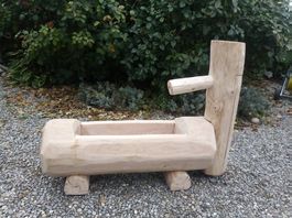 Blumenbrunnen / Holzbrunnen