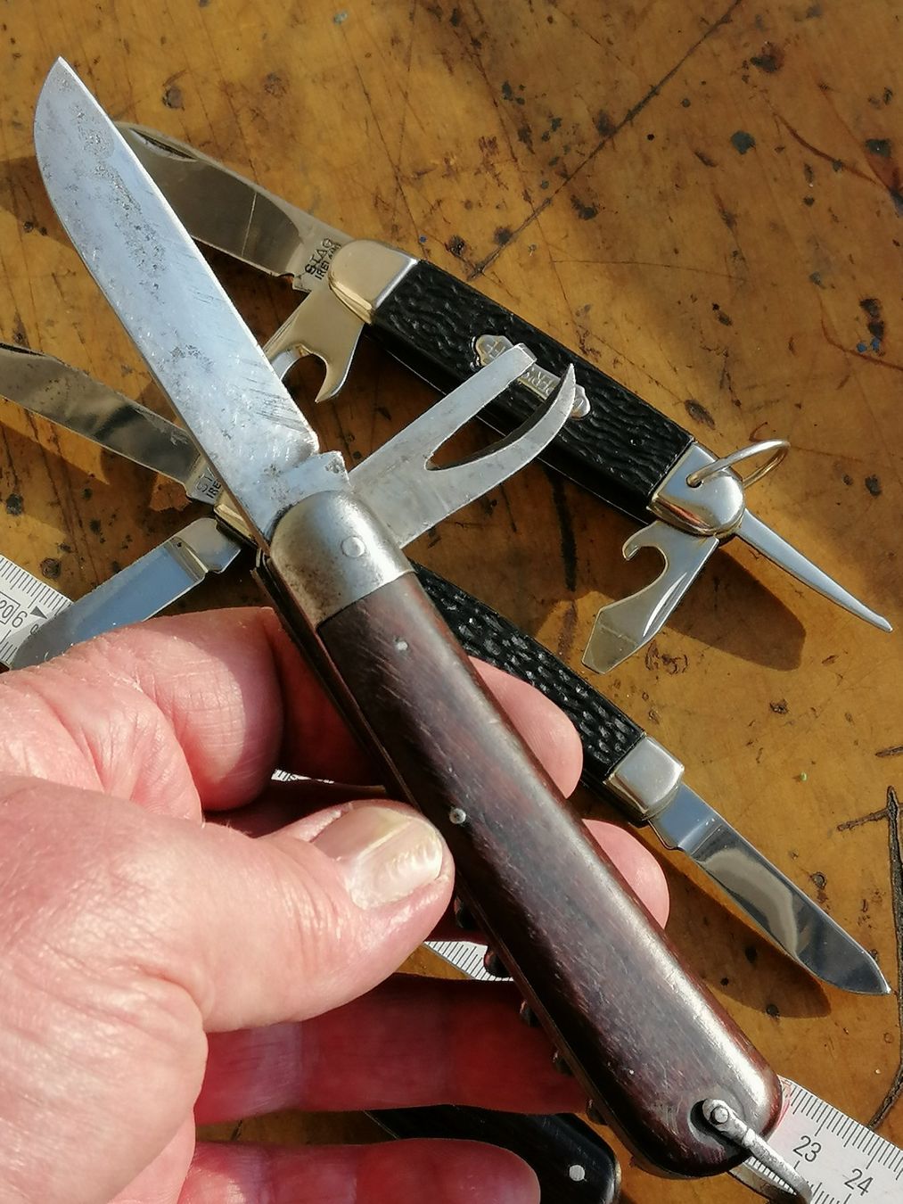 Taschenmesser: ALTE SAMMLERMESSER VIER STÜCK – Gebraucht aus Maschwanden von OliverM05 4