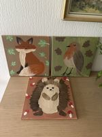 Lot de trois peintures 