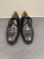 NAVYBOOT: Elegante Herrenschuhe Gr. 42, schwarz, Leder