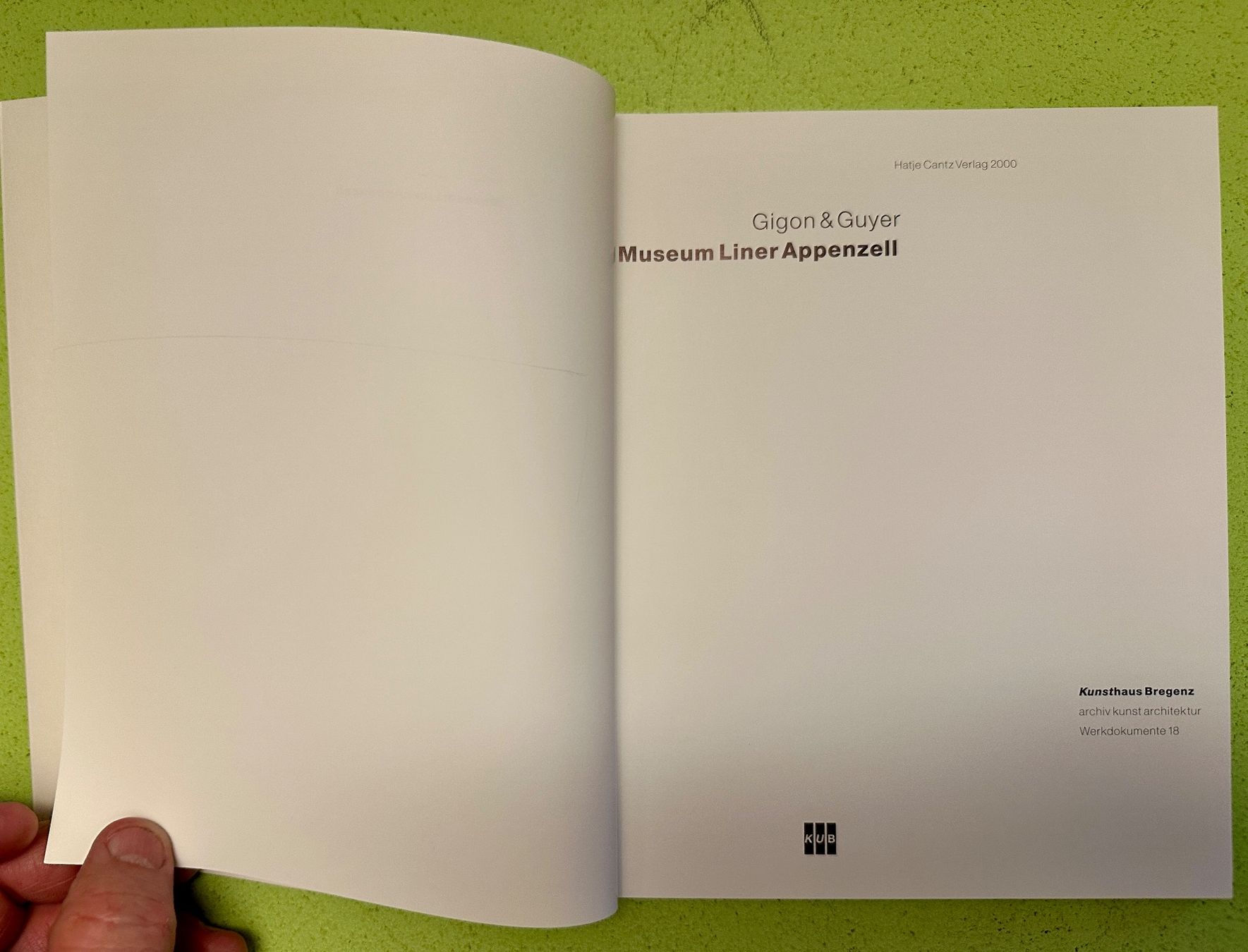 Libri: Gigon & Guyer: Museum Liner Appenzell 2000 – Usato da Zürich venduto da allp 1