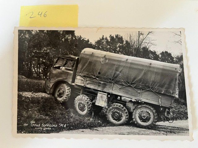 Cartoline postali: Ansichtskarte Militär LKW "M 8" 1954 – Usato da Niederwil AG venduto da dahu75