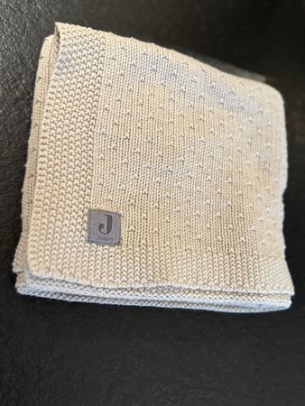 Jollein Strickdecke/Babydecke beige 80x90cm