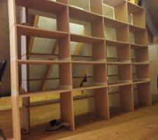 Estrich Archivgestell Spanholz