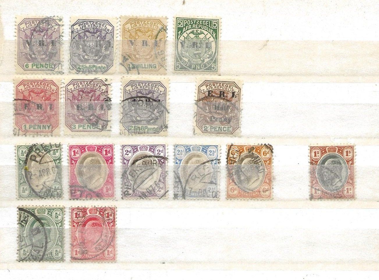 Alle Briefmarken: Transvaal 1900 ... – Gebraucht aus Sion von PierreP01