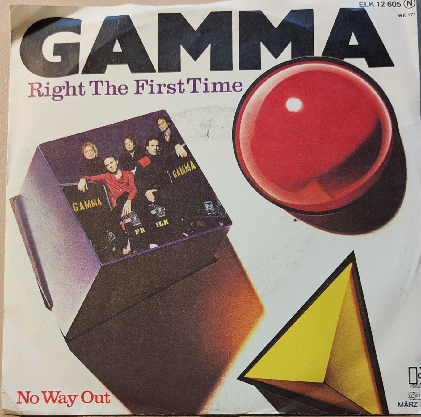 Dischi in vinile: Vinyl-Single Gamma - Right The First Time – Usato da Langenthal venduto da Modo39