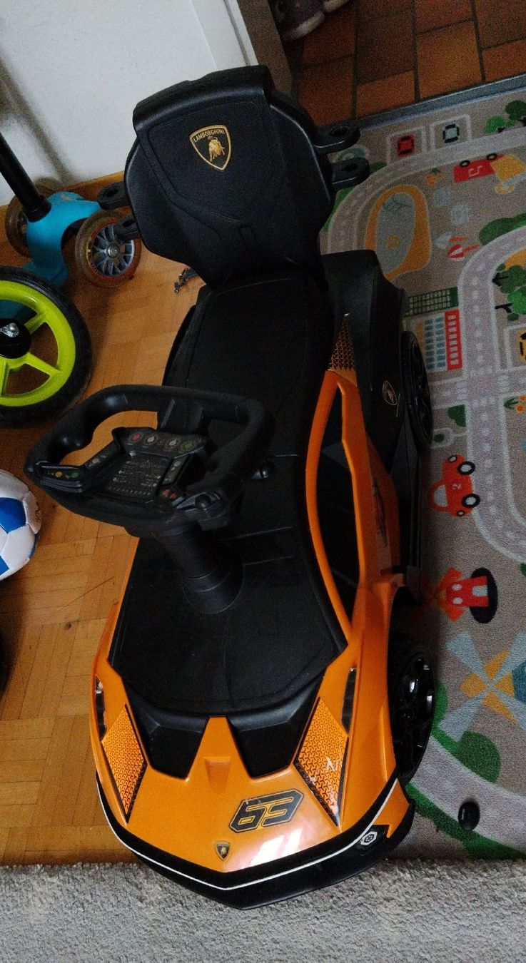 Veicoli per bambini: Lamborghini Kinderauto Rutschauto orange – Nuovo (secondo la descrizione) da Kloten venduto da Pacanda