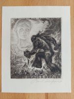 Exlibris Karl Blossfeld - Original Radierung signiert