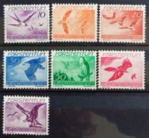 LIECHTENSTEIN 1939: Flugpostserie **