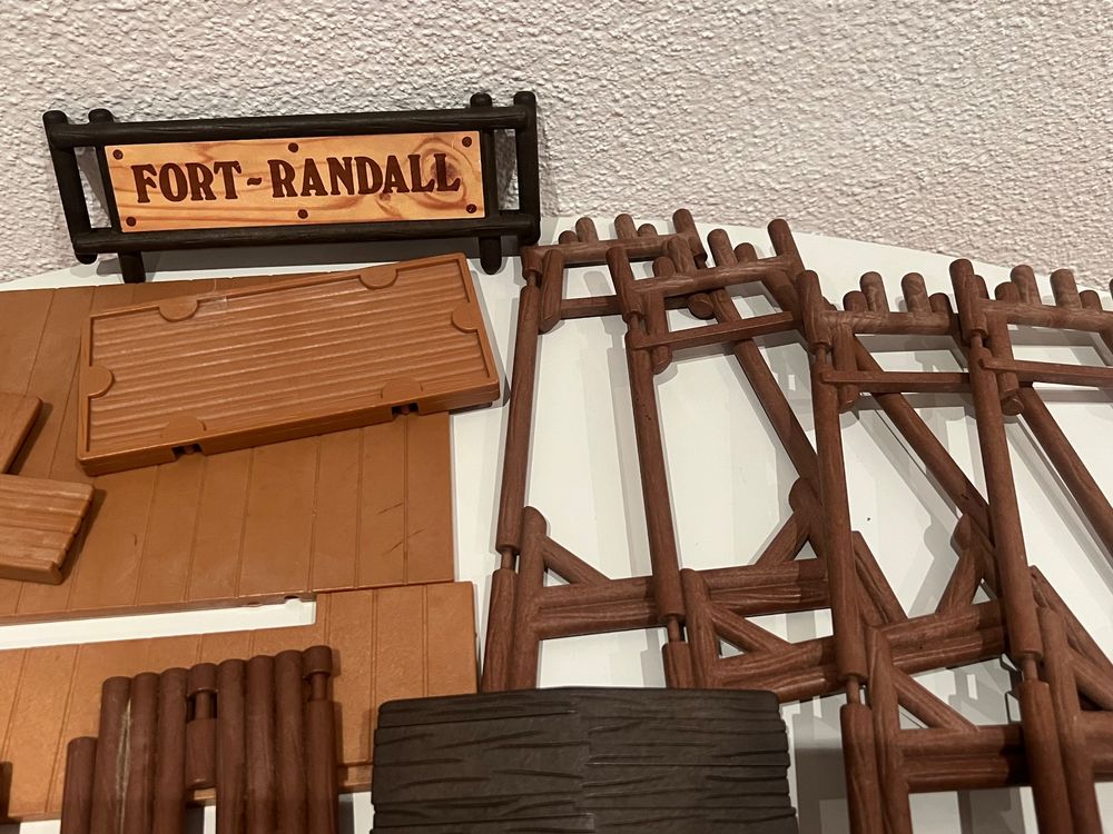 Pièces PLAYMOBIL Western - Support De Mât Pour Fort Union / Randall / Glory (n°3773, 3419, 3420) - Occasion