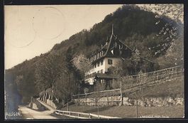 Merligen, Blick auf das Schloss Ralligen