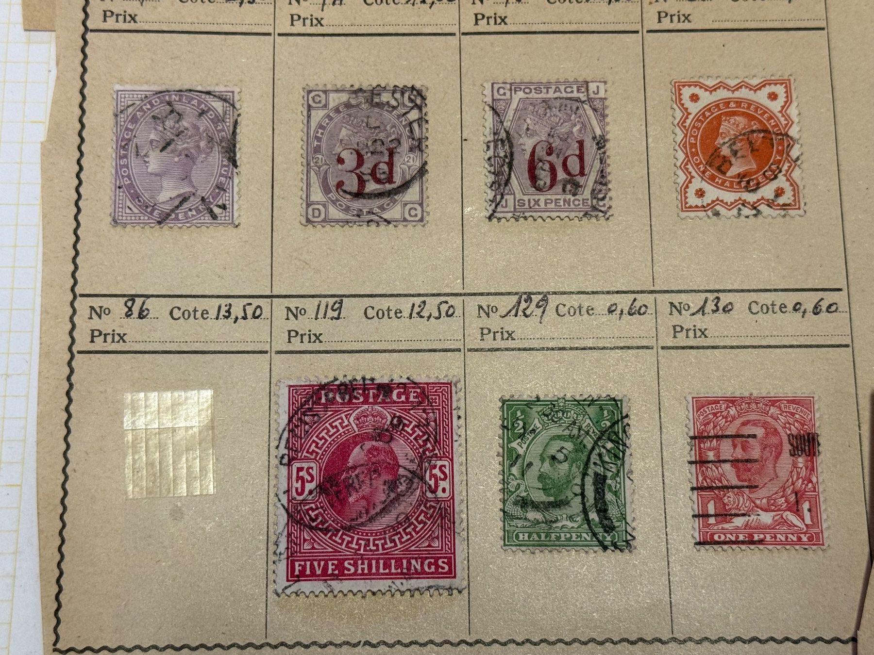 Tutti i francobolli: Konvolut England GB Klassik Briefmarken – Usato da Bern venduto da Jwpm66 4