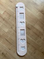 Kinder-Messlatte mit Fotorahmen, rosa, maison de monde