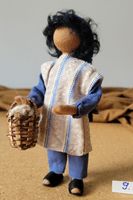 Schwarzenberger Krippenfiguren Kind/Meitli 15cm N9