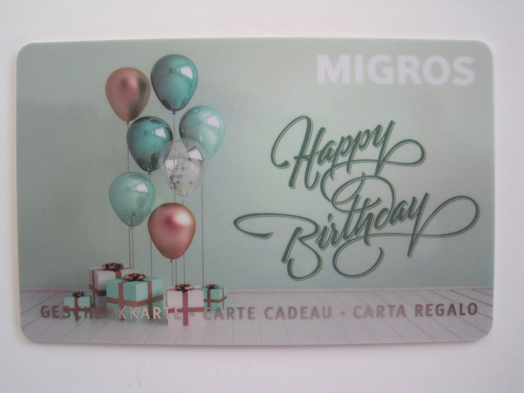 Cartoline: Leere Migros Geschenkkarte – Usato da Schachen LU venduto da moepsli5