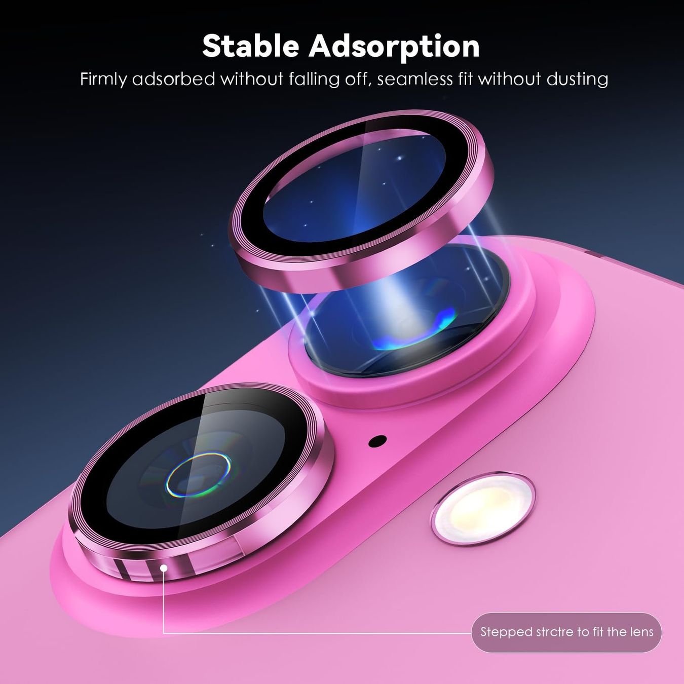 Apple Telefoni cellulari / Smartphones: iPhone 16 (16Plus) - 2 Verres protection Caméra Pink – Nuovo e nell'imballaggio originale da Morges venduto da DigiAC 1