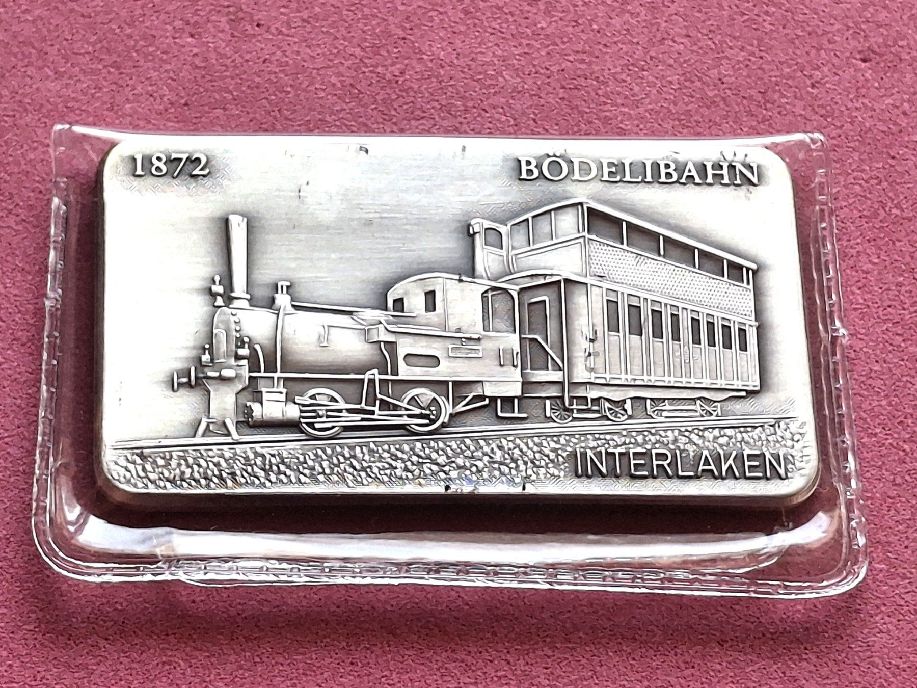 Edelmetalle: CH EISENBAHN - BÖDELIBAHN - INTERLAKEN - OVP – Gebraucht aus Boniswil von dpd4coins