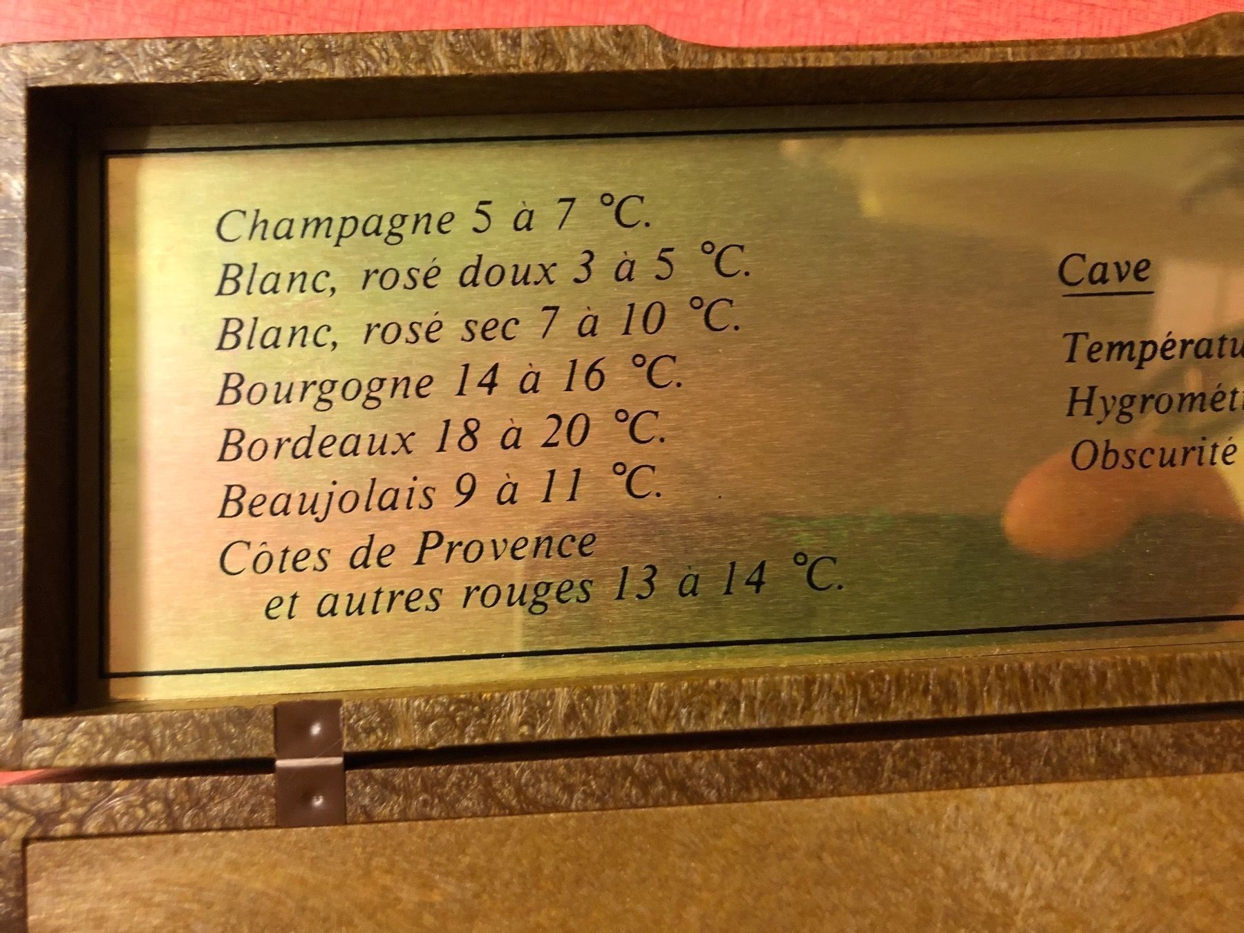 Alle Werkzeuge: Wein Thermometer in Edelholz Schachtel. – Gebraucht aus Lanzenhäusern von vic63 4