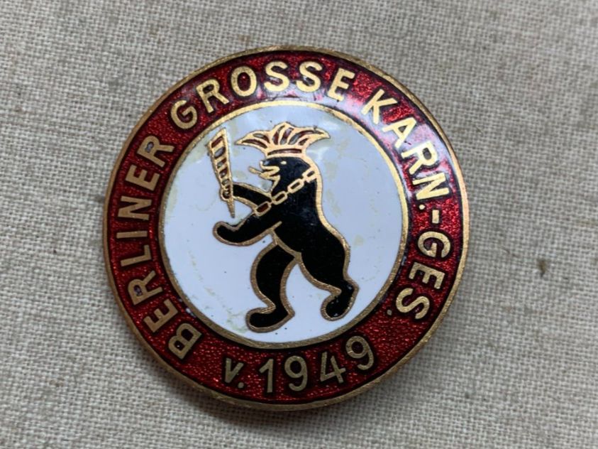 Medaglie: Berlin - "Berliner Grosse Karn.- Ges. -v. 1949". – Usato da Sorengo venduto da 74in
