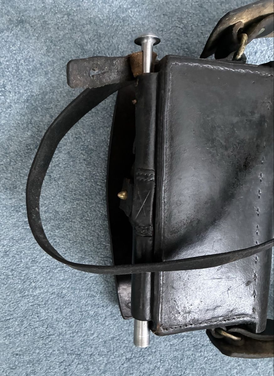 Schweizer Armee Uniformi: Artillerie Tasche Giberne 1852 – Usato da Gutenswil venduto da Antiques77 2