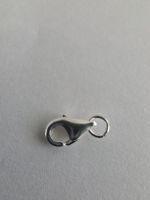 Karabinerverschluss versilbert  Schmuckzubehör 11x5mm. 50Stk