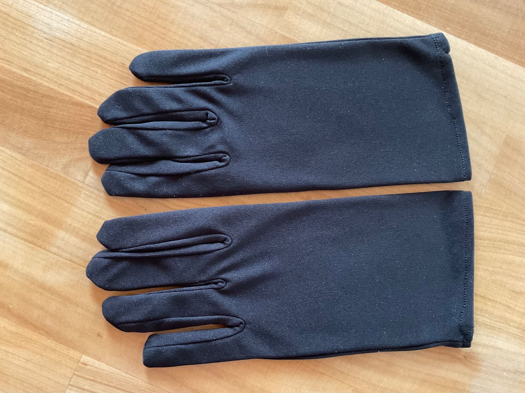 Guanti & manicotti: Stoff Handschuhe schwarz – Nuovo (secondo la descrizione) da Rümlang venduto da resale35 2