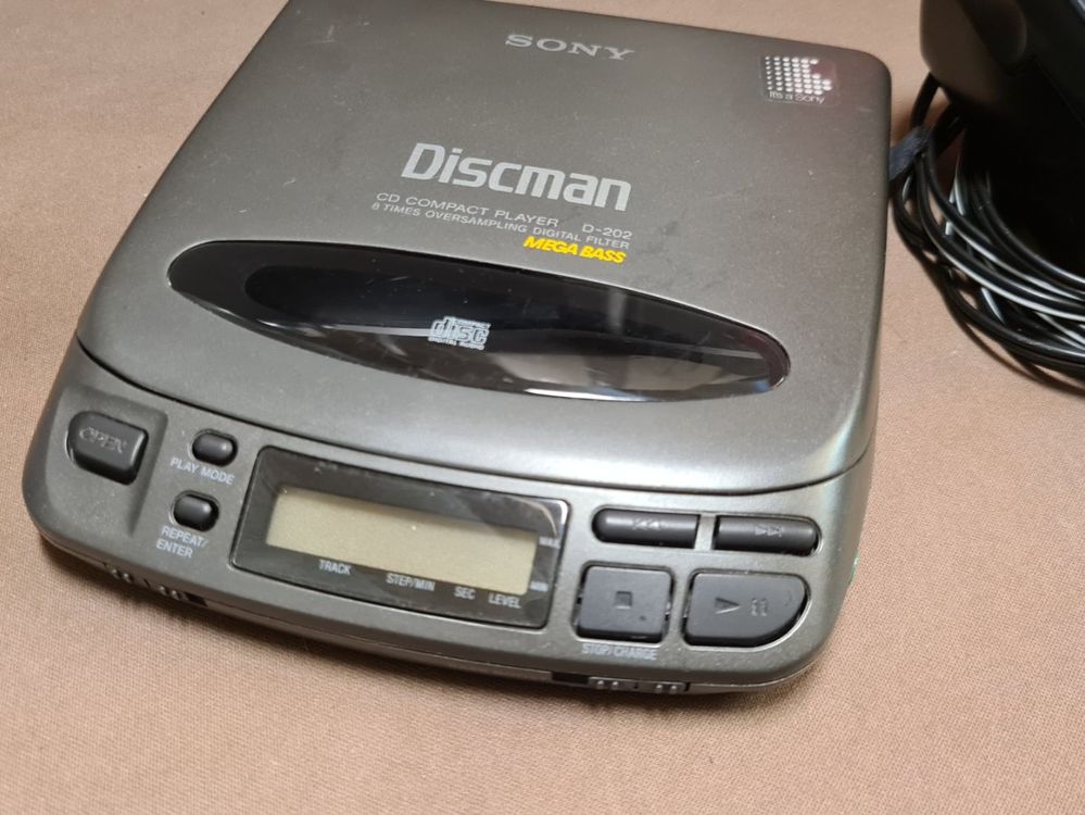 Sony Discman D202 Personal CD Player avec alimentation (Gebraucht) in ...