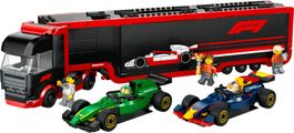 Lego® 60445 F1® Transporter mit RB20 & AMR24 F1® Rennautos