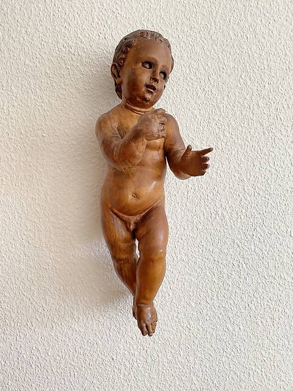 Statuette: Jesuskind Holz Barock – Usato da Basel venduto da guardianfairy