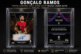 Goncalo Ramos Topps Chrome Autograph 15/25 Portugal