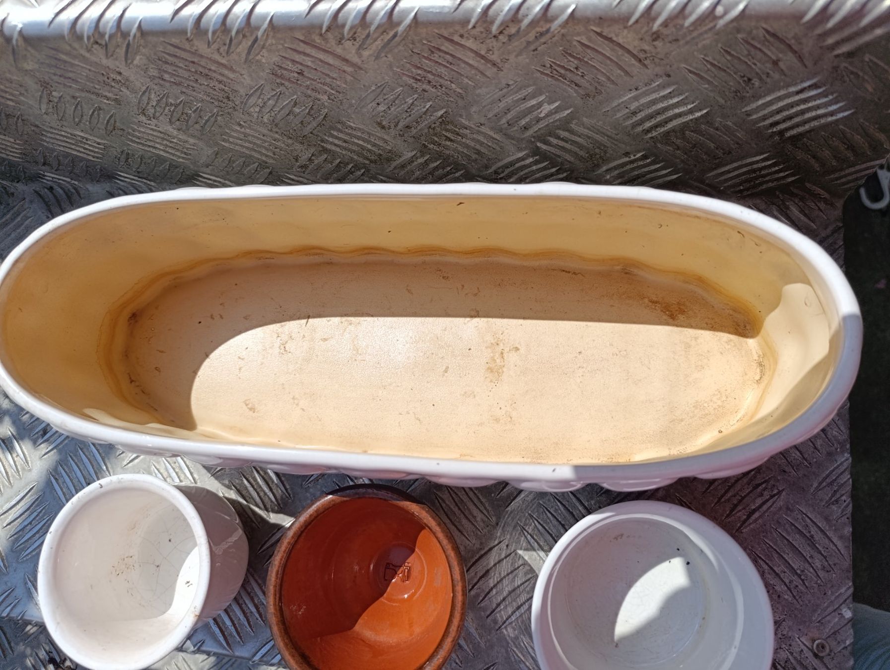 Blumentöpfe: 4 Stück  Übertöpfe – Gebraucht aus Rüthi (Rheintal) von marycsipet 2