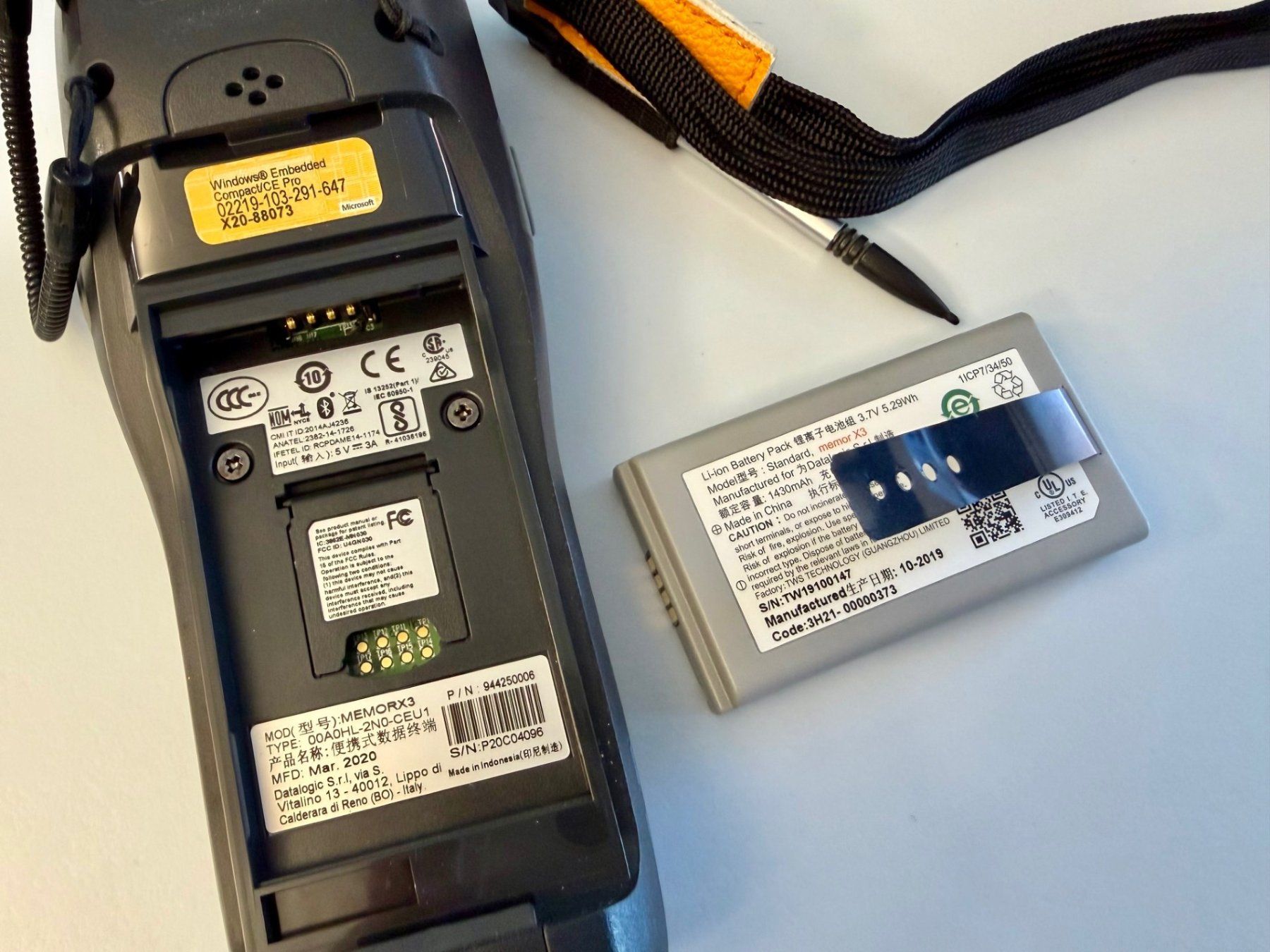 Scanner: Datalogic Memor X3 / Barcode Scanner – Usato da Einigen venduto da Medicom-Pharma 3