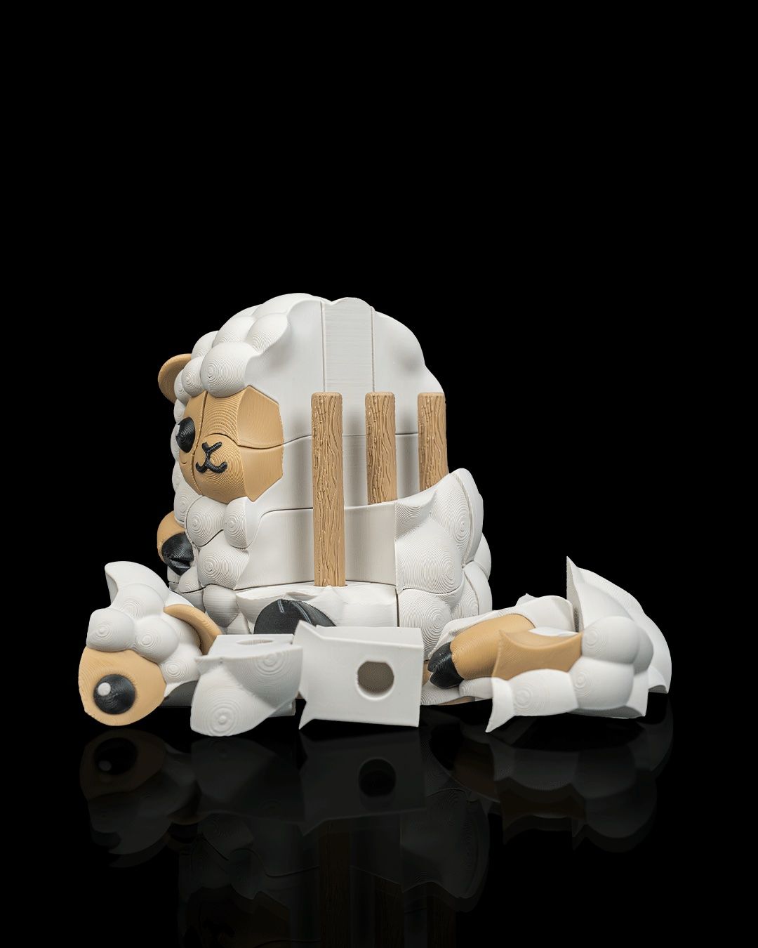Puzzles: Puzzle 3D Mouton Original – Neu (gemäss Beschreibung) aus Vicques von PAMB3D