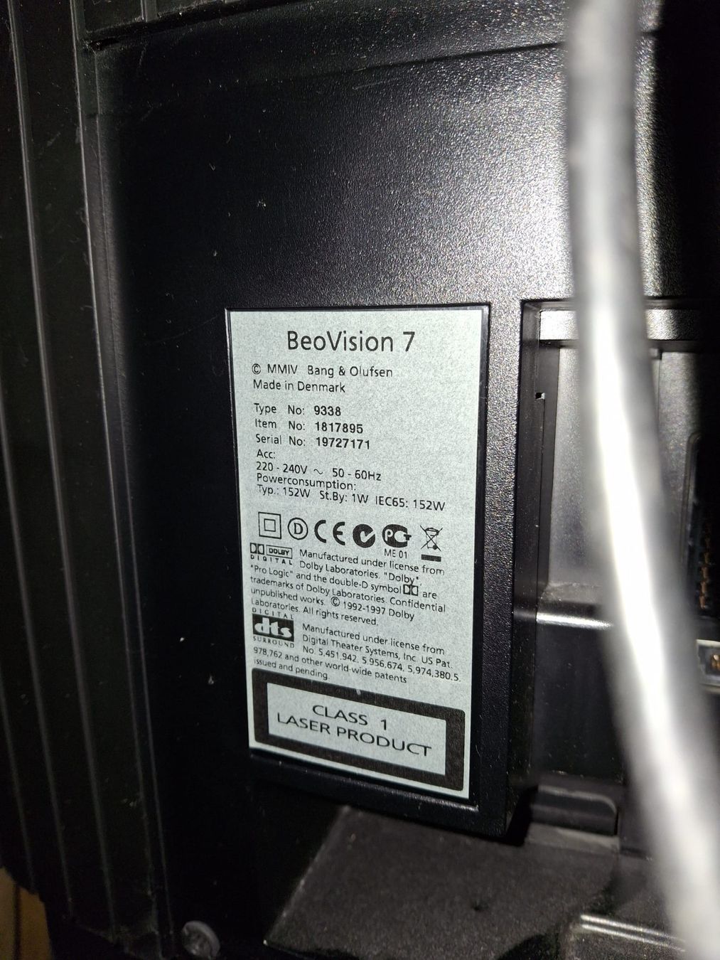 Bang & Olufsen Televisori: Beovision7 bang olufsen – Usato da Grenchen venduto da rdkn01 1
