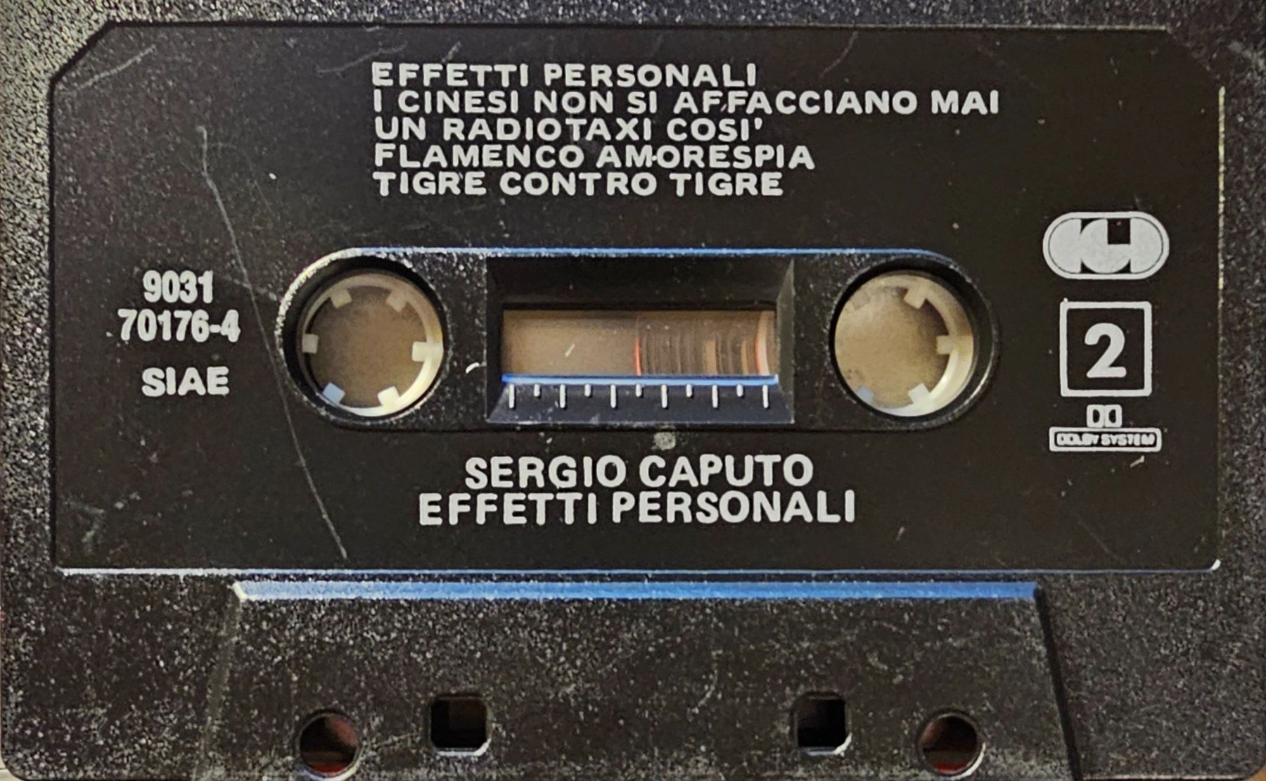 Musicassette: MC - Sergio Caputo - Effetti Personali – Usato da Wahlen b. Laufen venduto da Cg10 3