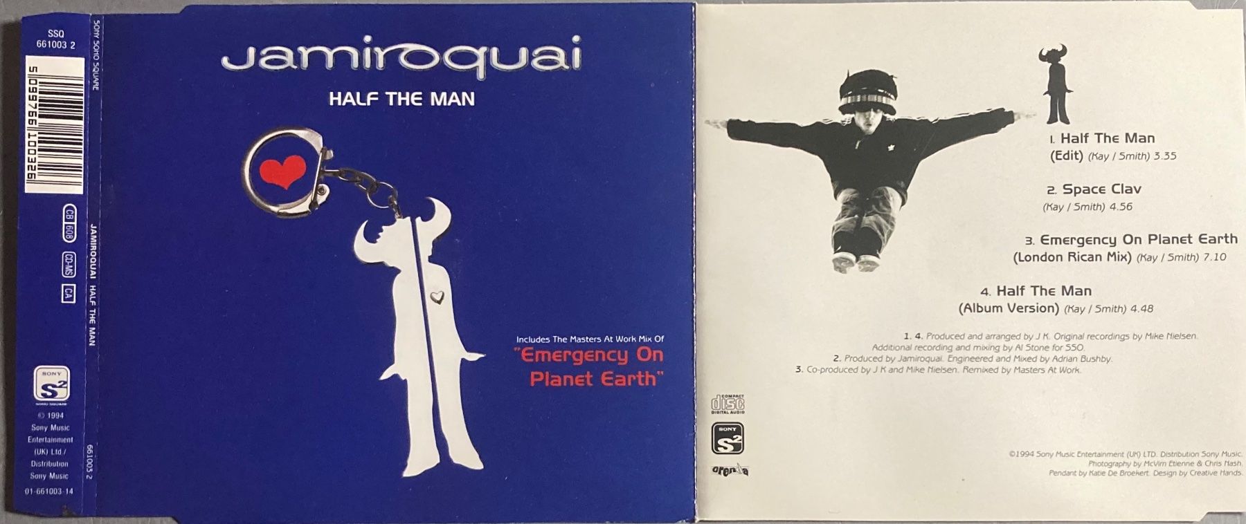 CDs: JAMIROQUAI - HALF THE MAN – D'occasion à Poliez-Pittet par Newtown-Records