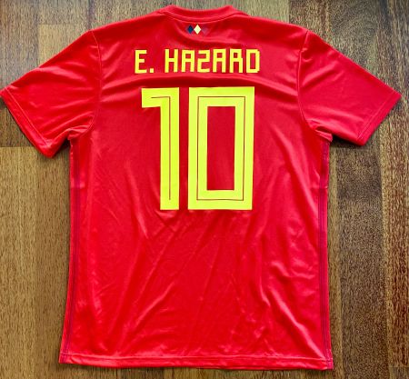 Belgien Home Shirt - 2018 - mit Print Hazard