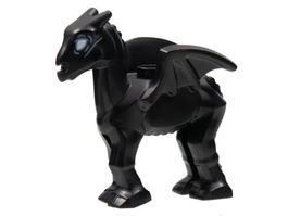 LEGO Harry Potter 1935pb01 Black Horse, Skelet (HP Thestral)