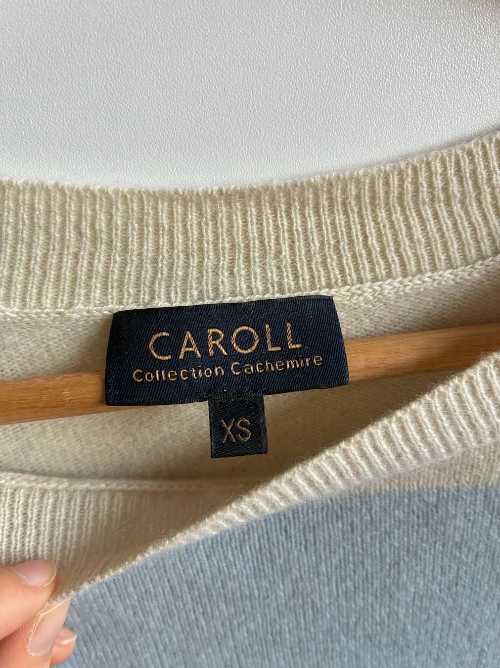 Caroll Maglioni & Felpe: CAROLL 100% KASCHMIR-PULLOVER XS, GESTREIFT – Nuovo (secondo la descrizione) da Honau venduto da olya_i 1