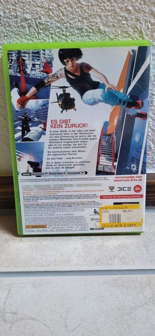 Microsoft Giochi: Xbox 360 Spiel - Mirrors Edge – Usato da Münsingen venduto da Heroism2010 1