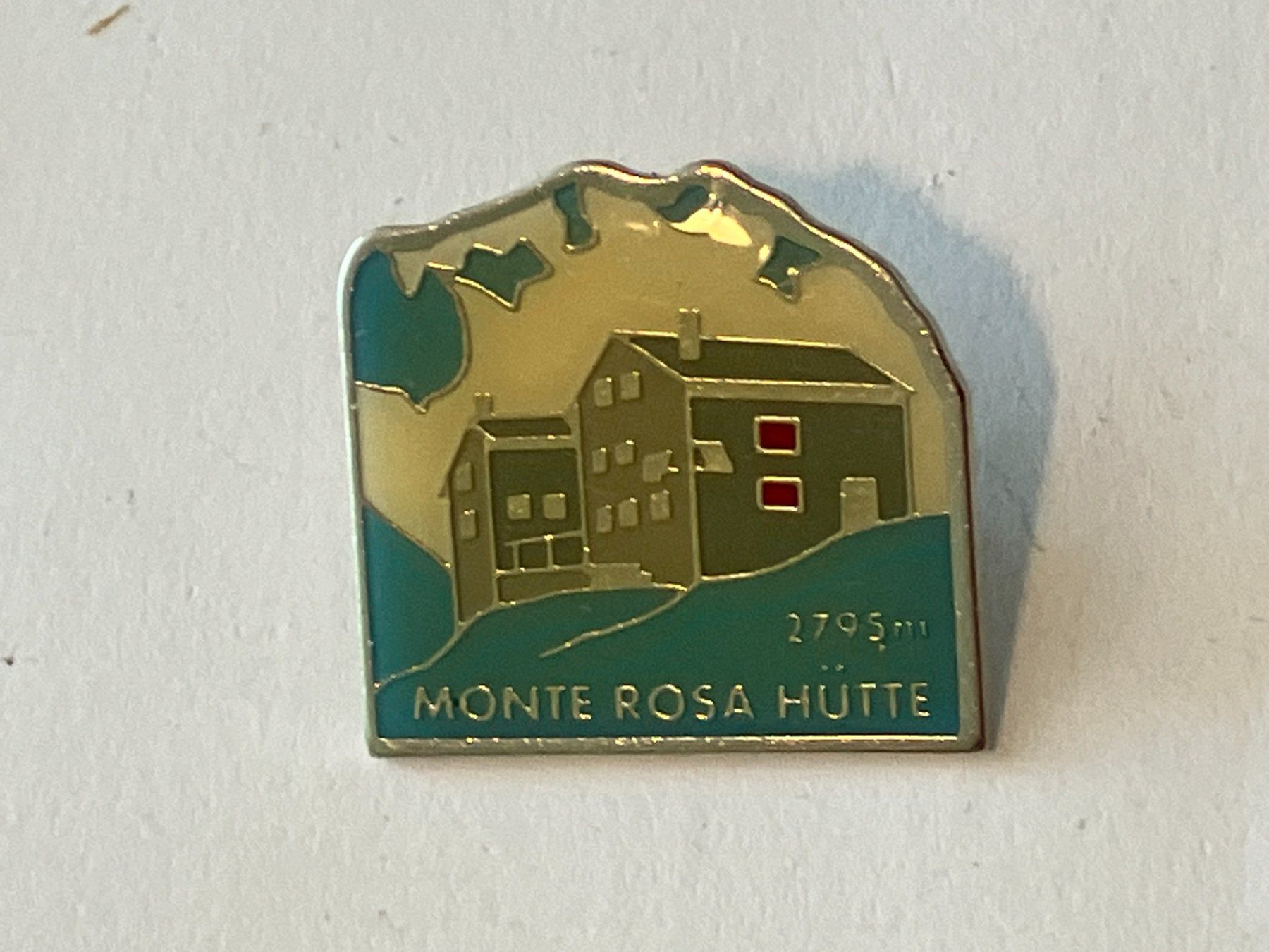 Plaketten & Abzeichen: 1 Pin Monte Rosa Hütte – Gebraucht aus Basel von djwwpp