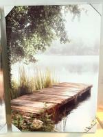 Wandbild Naturidylle Holzrahmen + NEU 🔆