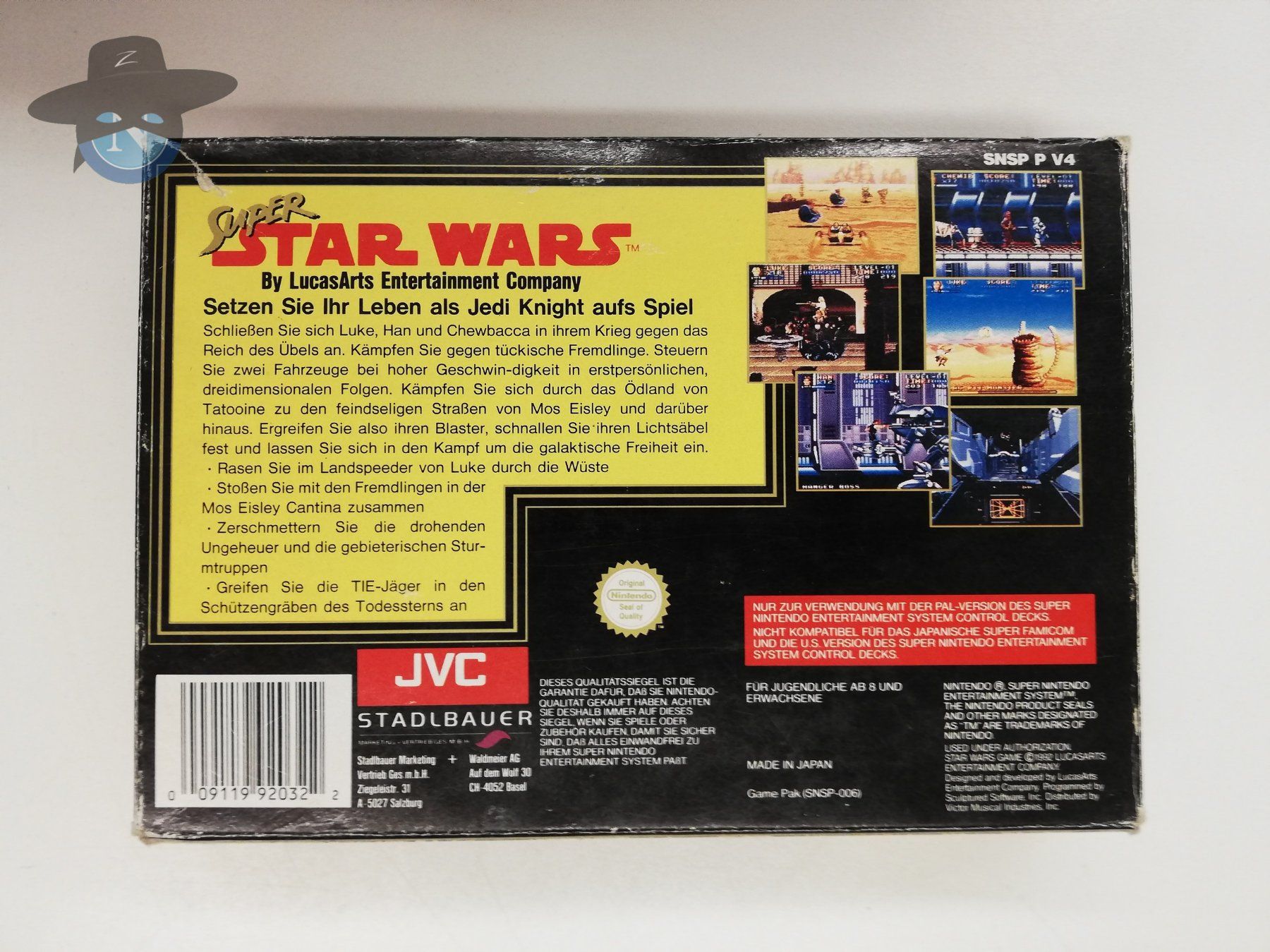 Nintendo Giochi: Super Star Wars - JVC / Super Nintendo SNES - budget Version – Usato da St. Gallen venduto da zorro_dc 1